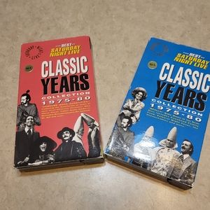 The Best of Saturday Night Live  Classic Years Collection 1975-80 volume 4&5 VHS